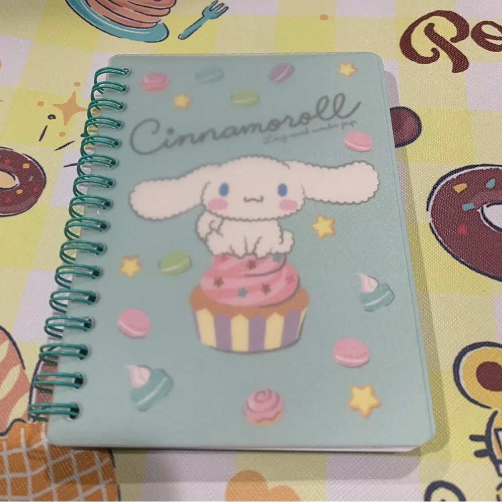 Cinnamoroll Blue Sweet Treats Themed Small Spiral Notebook